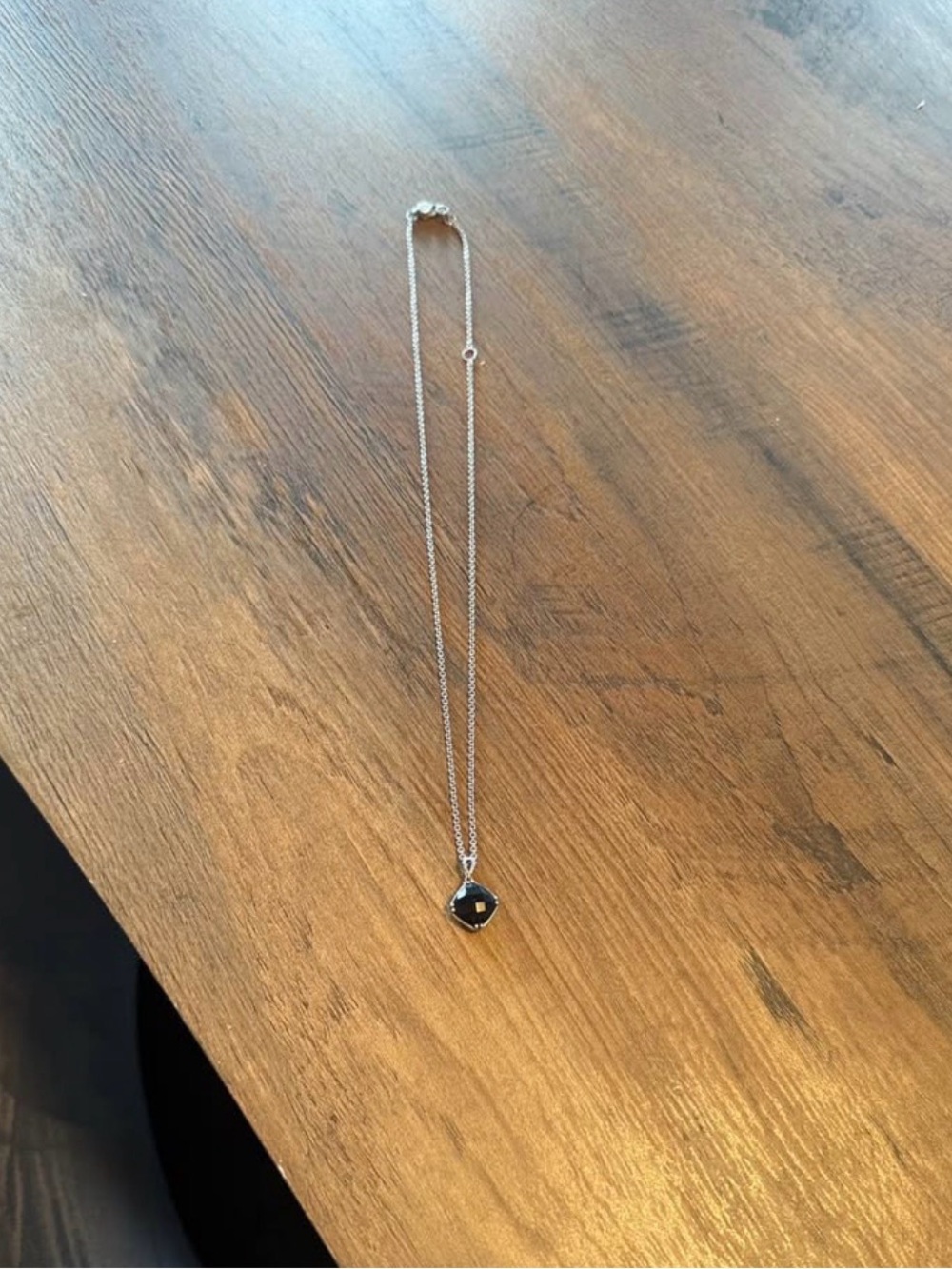 Konstantino Silver and Black Onyx Necklace